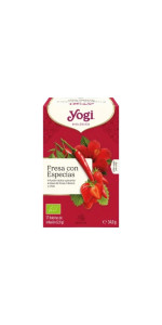 YOGI TEA FRESAS CON ESPECIAS 17 FILTROS BIO - YOGI TEA
