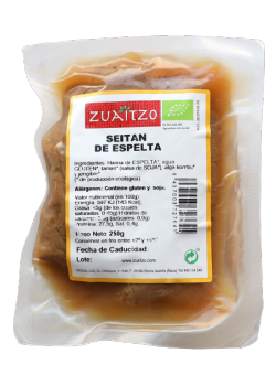 SEITAN ESPELTA 250GR BIO - ZUAITZO - 8437003727641